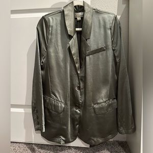 Vintage Havana Satin Blazer